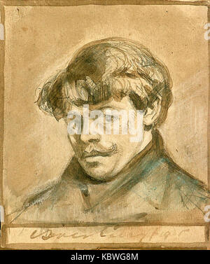 Self Portrait par Theo van Doesburg AB4303 Banque D'Images