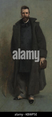 Beckwith James Carroll, Portrait de William Merritt Chase Banque D'Images