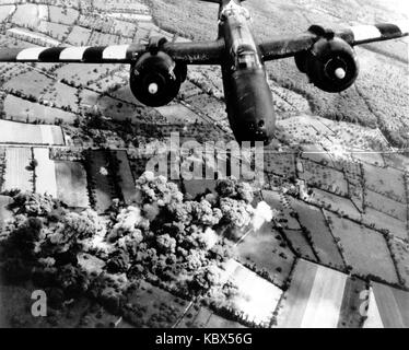 Douglas a-20 Havoc. bombardier américain avion en action pendant la seconde guerre mondiale Banque D'Images