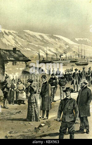 'La chasse de la Golden Meteor' par George Roux 30 Banque D'Images