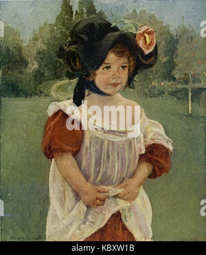 Mary Cassatt Portrait d'enfant Banque D'Images