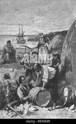 'La Merveilleuse Aventures du Capitaine Antifer' par George Roux 08 Banque D'Images