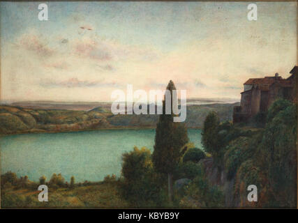 John William Waterhouse Le lac de Nemi Banque D'Images