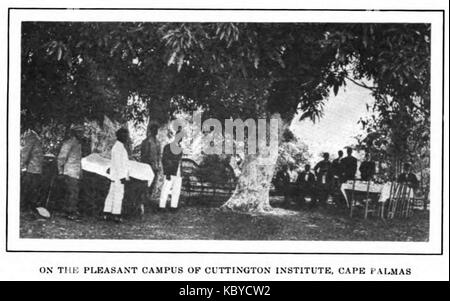 (1909) Cape Palmas, Campus de l'Institut Cuttington Banque D'Images