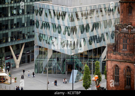 Numéro un, l'Avenue, le centre-ville de Manchester au développement bureau contemporain Spinningfields sur Deansgate Banque D'Images