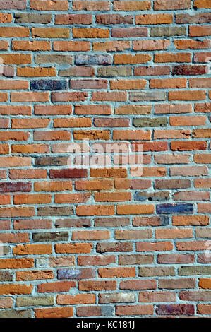 Old Weathered Brick Wall Background de l'époque coloniale Banque D'Images