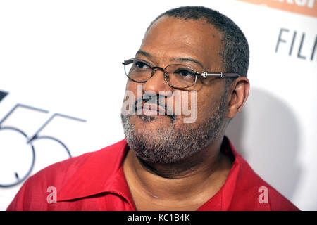 Laurence Fishburne participe au 55e Festival du film de New York avec la première mondiale « Last Flag Flying » à Alice Tully Hall le 28 septembre 2017 à New York. Banque D'Images