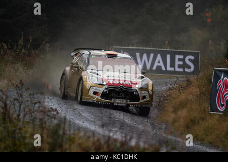 Dani Sordo au Pays de Galles Championnat du Monde des Rallyes (WRC) Le Rallye de Grande-Bretagne au Pays de Galles, Royaume-Uni Banque D'Images