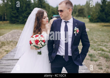 Dans quelques jour de mariage Banque D'Images