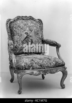 Fauteuil en arrière, image par Nicolas-Quinibert Foliot, 1754-56 Banque D'Images