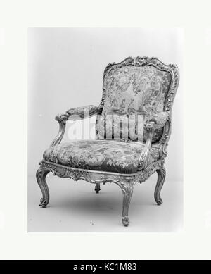 Fauteuil en arrière, image par Nicolas-Quinibert Foliot, 1754-56 Banque D'Images