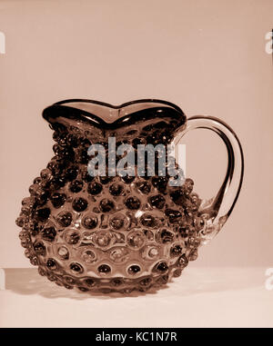 Hobnail Creamer, probablement Hobbs, Brockunier and Company, après 1886 Banque D'Images