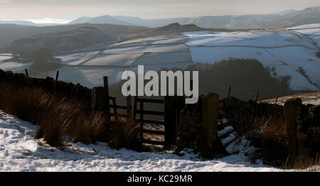 Crook Hill de Derwent Edge Banque D'Images