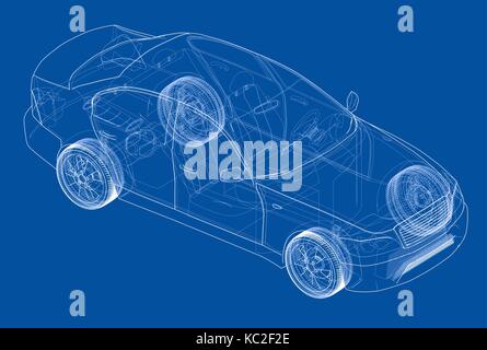 Concept car vector. Illustration de Vecteur