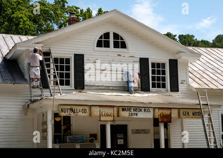 Nuttall & Co Country Store, 6495 Ware Neck Road, Gloucester Courthouse, Virginia Banque D'Images