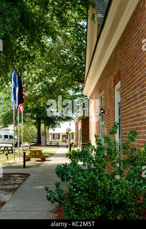 Mathews County Courthouse, Place du Palais de justice, Mathews, Virginie Banque D'Images