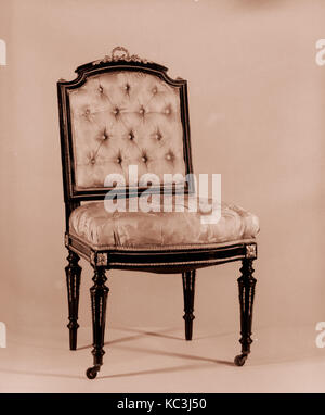 Side Chair, ca. 1860, faites à New York, New York, United States, American, érable, pin, 37 3/4 x 20 3/4 x 17 1/2 in. (95,9 x 52 Banque D'Images