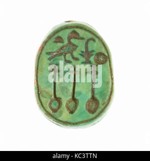 Scarab inscrit pour la fille du roi, Neferure, ca. 1479-1458 av. Banque D'Images