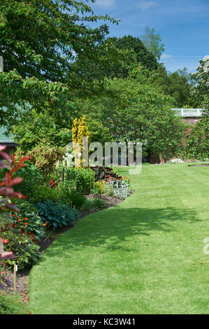 Dans holdhird les frontières officielles de beaux jardins dans le lake district national par, ssi, UK, FR, Angleterre, Grande-Bretagne greta Banque D'Images