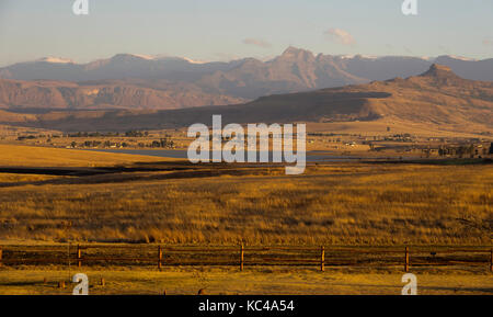 Le paysage en constante évolution du Drakensberg, afrique du sud Banque D'Images