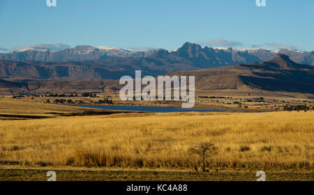 Le paysage en constante évolution du Drakensberg, Afrique du Sud Banque D'Images