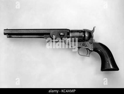 Modèle Colt 1851 Navy Revolver à percussion, n° de série 2, 1850 Banque D'Images