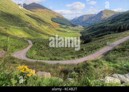 Glen Croe, Arrochar Alps, Cowal Peninsula, Argyll and Bute, Écosse, Royaume-Uni Banque D'Images