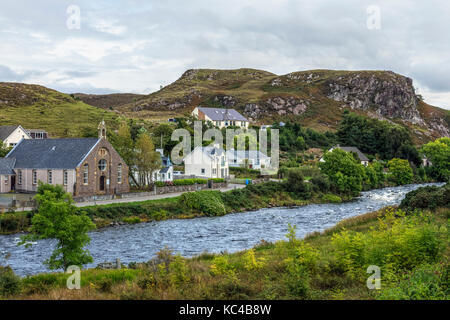 Poolewe, Assynt, Sutherland, Écosse, Royaume-Uni Banque D'Images