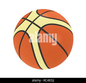 Isolé de basket-ball Banque D'Images