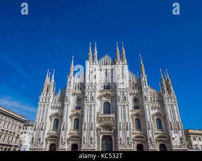 La cathédrale de Milan, le Duomo di santa maria nascente, milan, Lombardie, Italie, Europe Banque D'Images