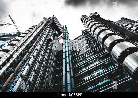 Lloyds of London Building, City of London, Londres, Angleterre, Royaume-Uni Banque D'Images