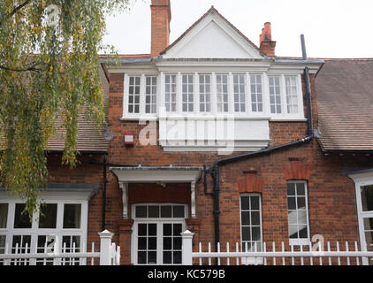 Une maison de style Arts and Crafts à 4 Route de Blenheim à Bedford Park, London, UK Banque D'Images