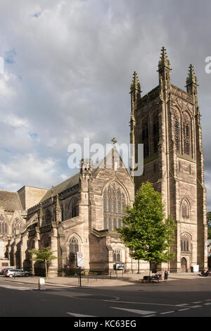 Tous les saints de l'église de style gothique du 19ème siècle, Royal Leamington Spa, Warwickshire Banque D'Images