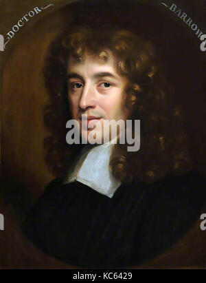 Isaac BARROW (1630-1677) Mathématicien et théologien dont les étudiants étaient Isaac Newton Banque D'Images
