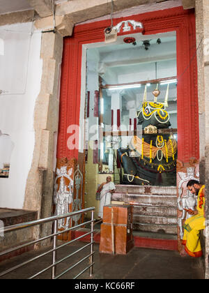 Bangalore Big Bull Temple Banque D'Images