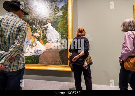 Washington DC,District de Columbia,National Gallery of Art,musée,Impressionnisme,peinture,Claude Monet,femmes dans le jardin,1866,exposition coll Banque D'Images