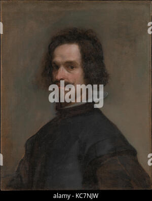 Portrait d'un homme, ca. 1630-35, huile sur toile, 27 x 21 3/4 in. (68,6 x 55,2 cm), peintures, Velázquez (Diego Rodríguez de Silva Banque D'Images