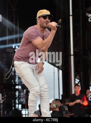 Fort LAUDERDALE, FL - 16 AVRIL : SAM Hunt se produit sur scène lors du Tortuga Music Festival le 16 avril 2016 à fort Lauderdale, en Floride. Personnes: Sam Hunt Transmission Ref: Flxx Hoo-Me.com / Mediapunch Banque D'Images