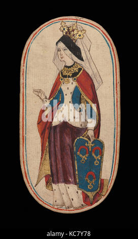 Reine de cols, de le cloître des cartes à jouer, ca. 1475-80 Banque D'Images