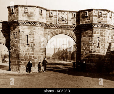 Port de l'ouest, St Andrews, en Écosse, la période victorienne Banque D'Images