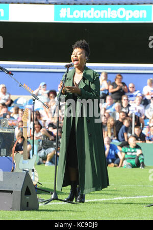 Jeu pour Grenfell, à loftus road stadium, des célébrités, des membres de la famille de Grenfell et les membres des services d'urgence ont pris part tin le match, avec un rendement à mi-temps par Rita ora comprend : emeli sande où : London, Royaume-Uni Quand : 02 septembre 2017 source : wenn.com Banque D'Images