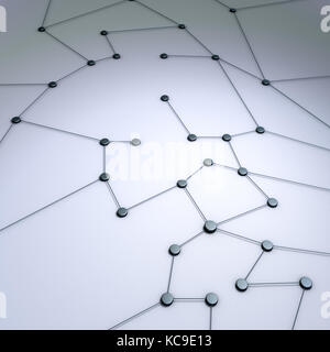 Rendu 3D concept connexion Banque D'Images