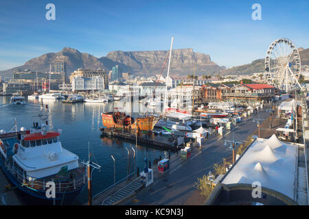 Victoria and Albert (v +a) waterfront, Cape Town, Western Cape, Afrique du Sud Banque D'Images