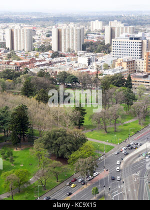 Old College towers de Fitzroy, Melbourne, Victoria, Australie. Banque D'Images