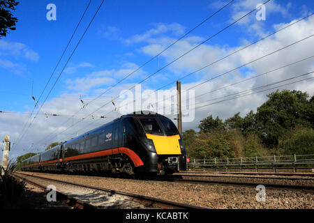 180 classe Zephyr, Grand Central Trains, High Speed Train Diesel, East Coast Main Line Railway, Peterborough (Cambridgeshire, Angleterre, RU Banque D'Images