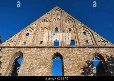 Les ruines de couvent pirita. pirita est un district de Tallinn en Estonie. le couvent date de 1417. Elle a été pillée par des troupes russes dans le cadre de leader Banque D'Images