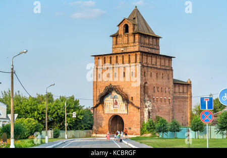 Pyatnitskie gate à kolomna, Russie kremlin Banque D'Images