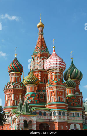 La Cathédrale Saint-Basile, place Rouge, Moscou, Russie Banque D'Images