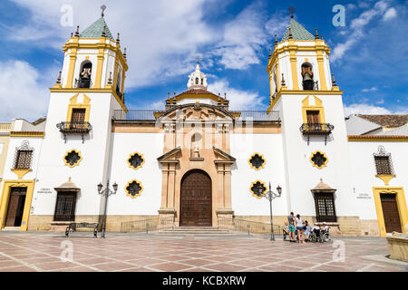 Iglesia del Socorro, Plaza espana, Ronda, province de Málaga, Andalousie, Espagne Banque D'Images