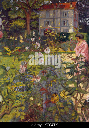 Jardin à Vaucresson, Édouard Vuillard, 1920 ; mise à jour 1926, 1935, 1936 Banque D'Images